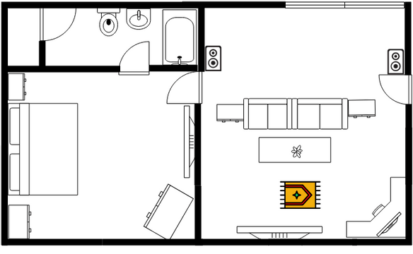 House Floor Plan.vpd | Visual Paradigm User-Contributed Diagrams / Designs